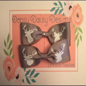 Piggy tail bows